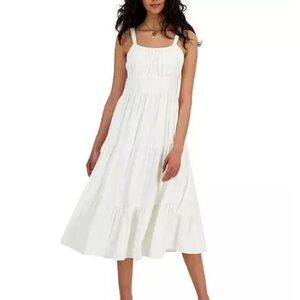 INC International Concepts White Midi Dress